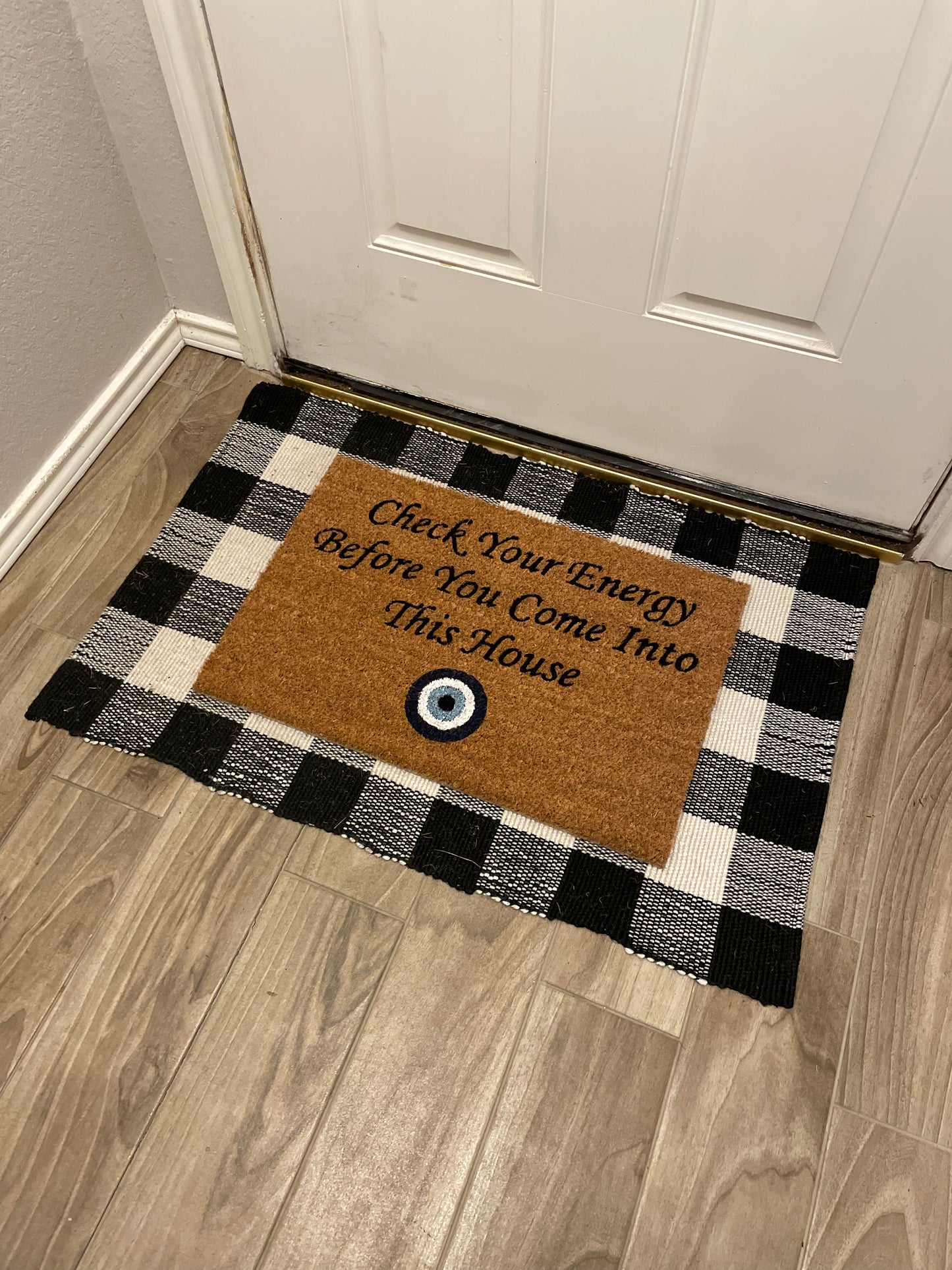 Check Your Energy Doormat