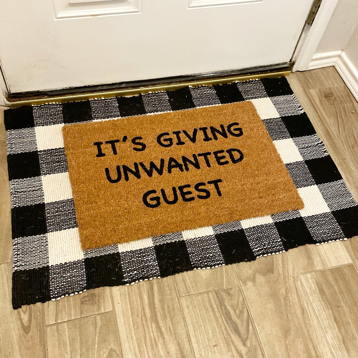 It’s Giving Unwanted Guest Doormat