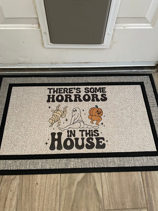 There's Some Horrors In This House Doormat