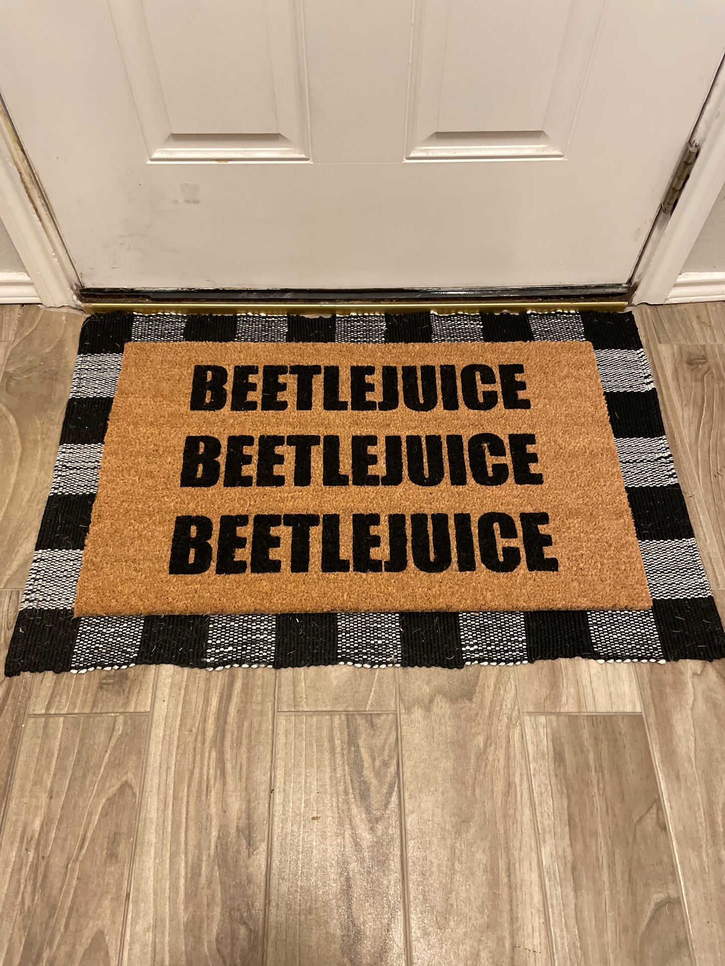 Beetlejuice Doormat