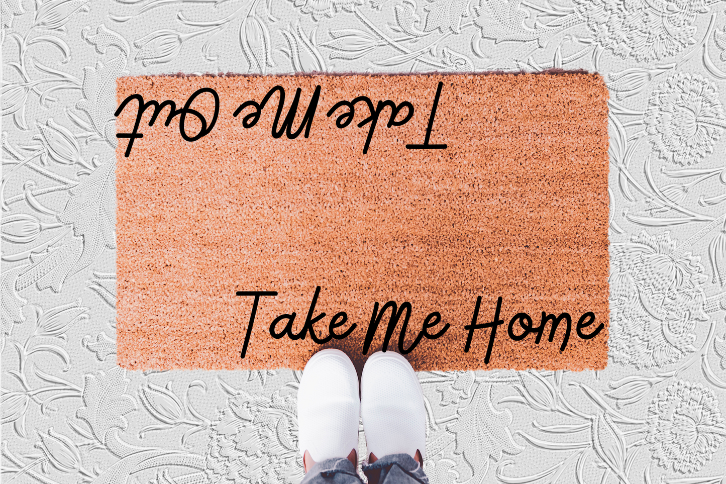 Take Me Out Take Me Home Doormat