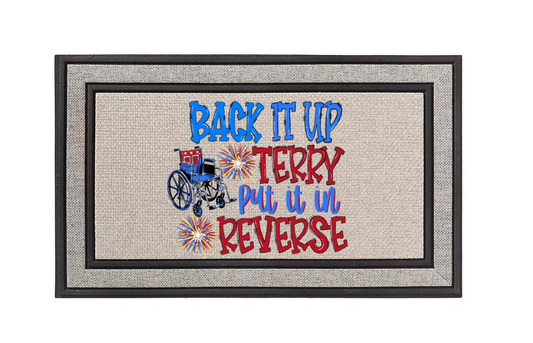 Back It Up Terry Doormat