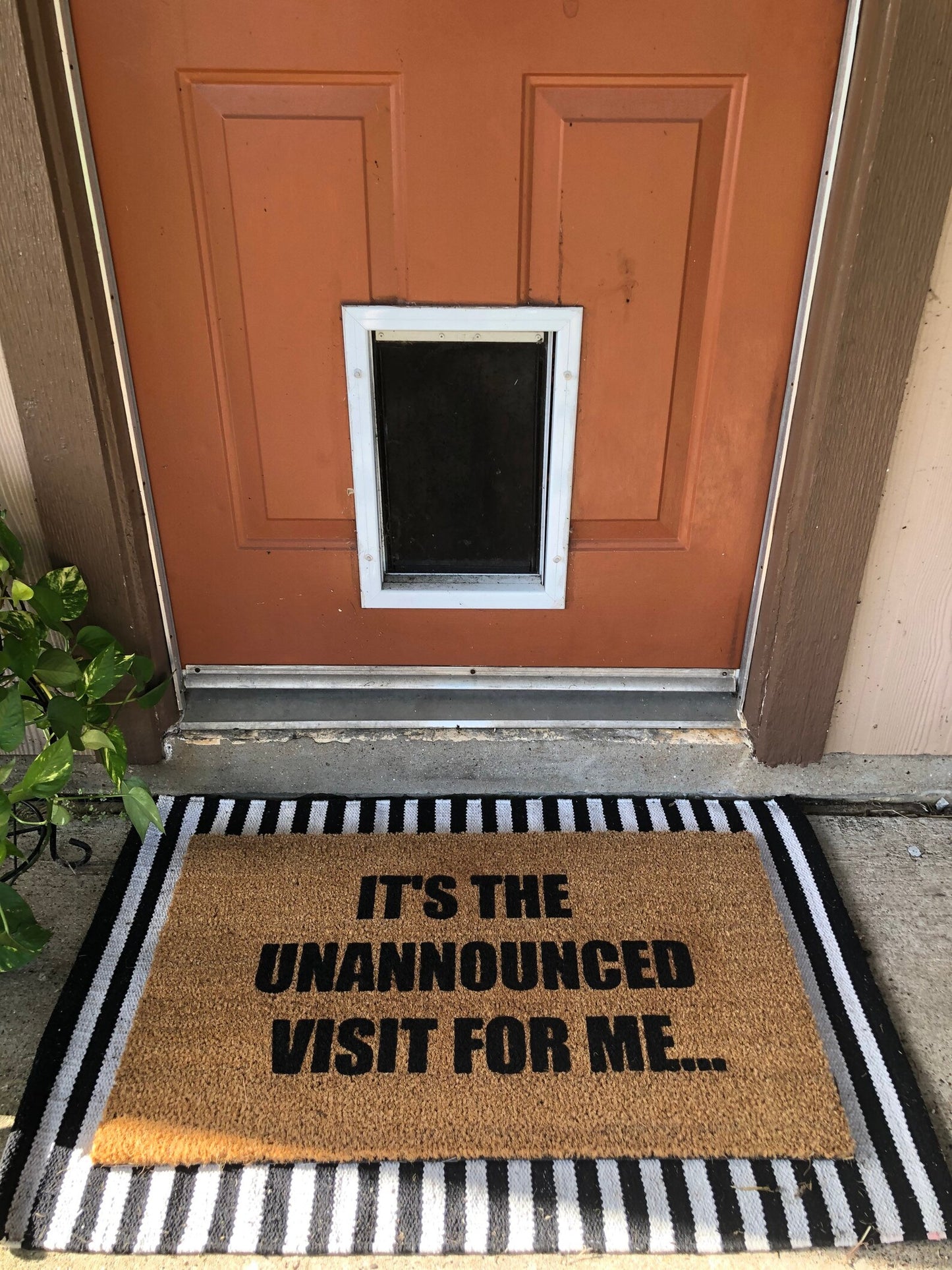 It's The Unannounced Visit For Me Doormat